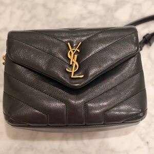 Saint Laurent LouLou Toy Matelasse Leather Shoulder Bag